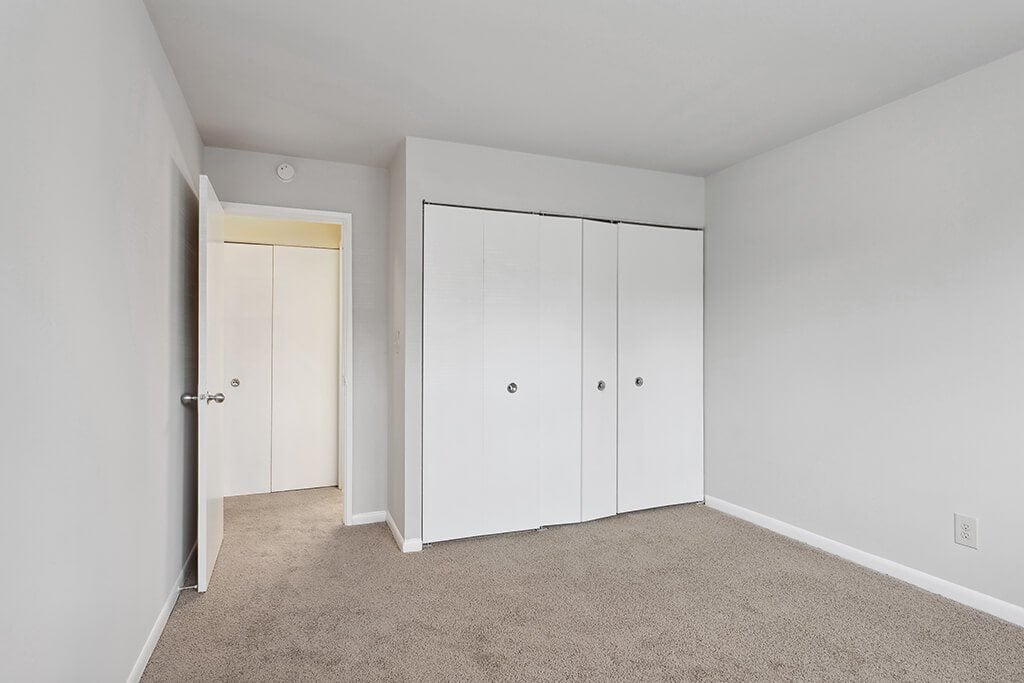 Bedroom with closet at Villages at Marley Station in Glen Burnie MD